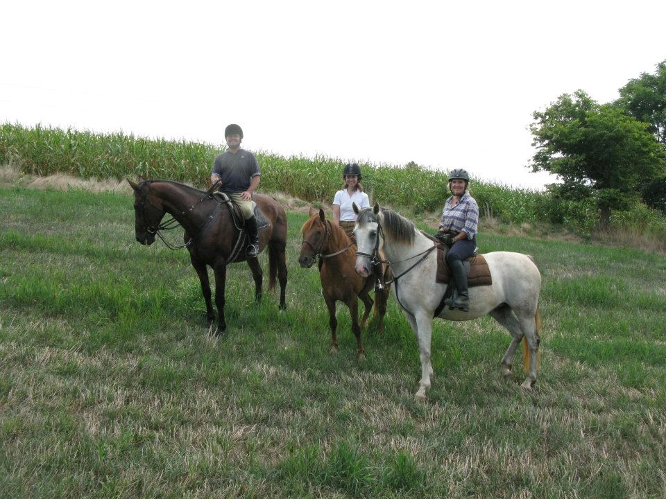 Sean and Angelika Horseback