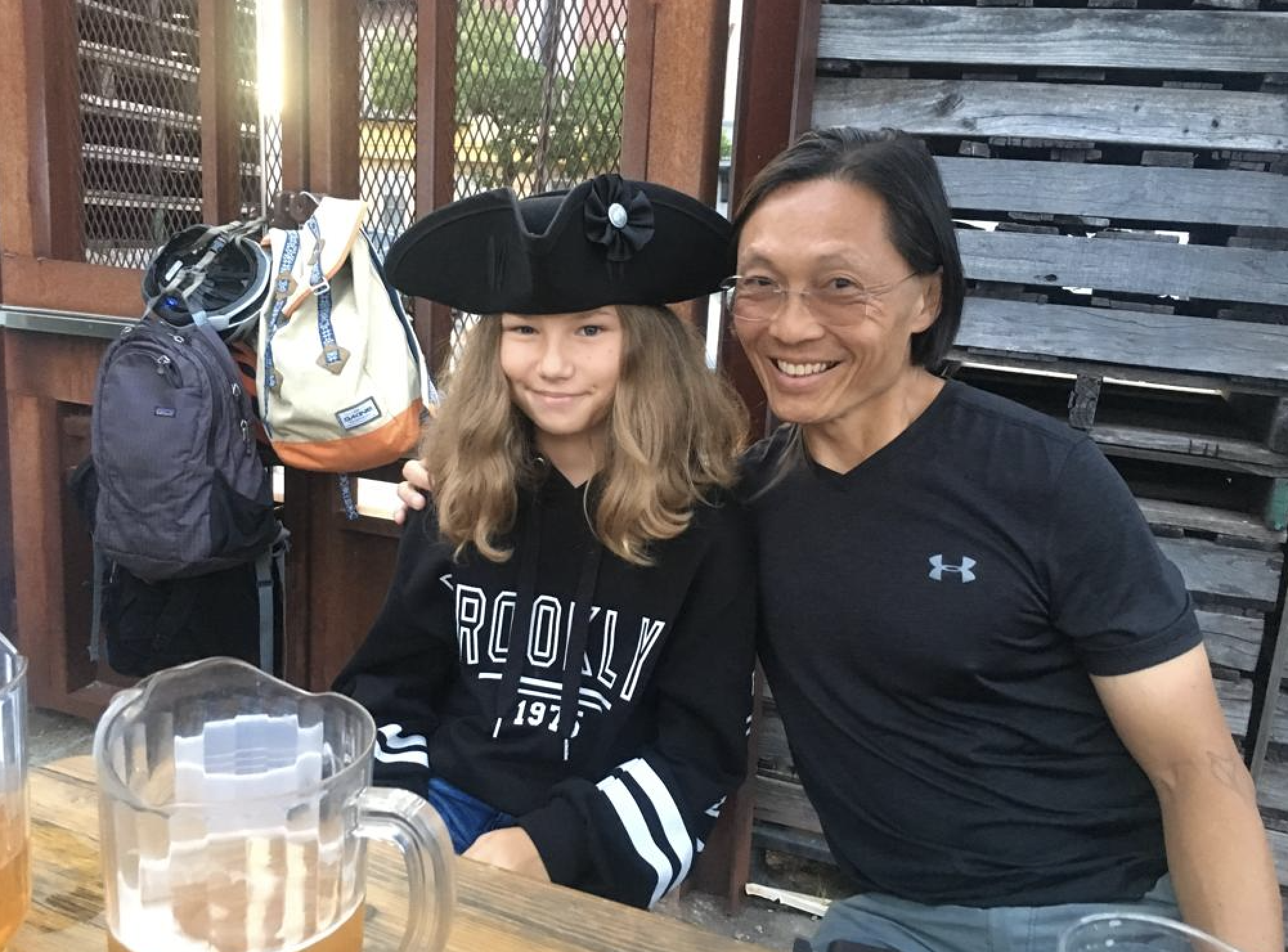 Tricorn Hat Wearing Friends Battle of Brooklyn